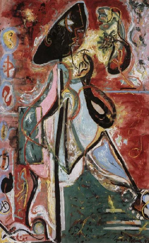 Jackson Pollock Moon girl oil painting picture